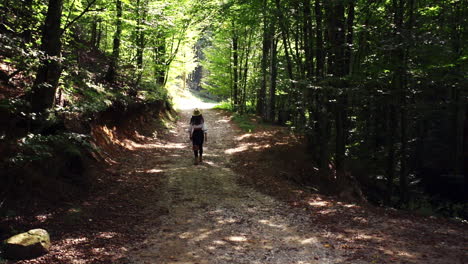 Romanian-girl-walking-in-the-forest-1