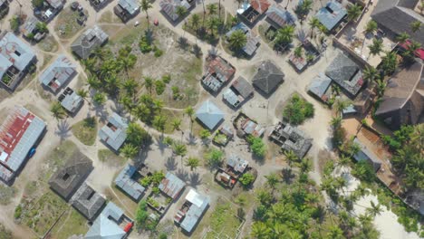 Vista-De-Pájaro-Del-Pueblo-De-Zanzíbar