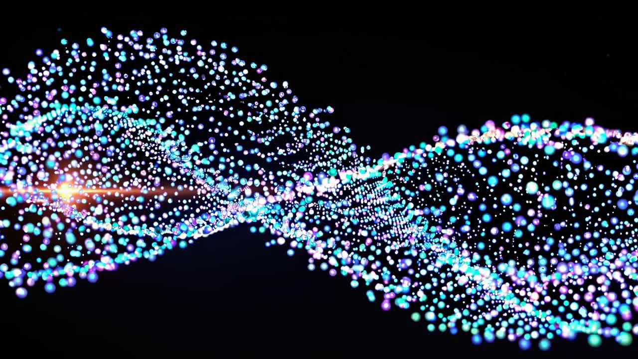 추상적인 반이는 입자 파동