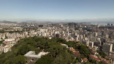 aerial view of rio de janeiro cityscape