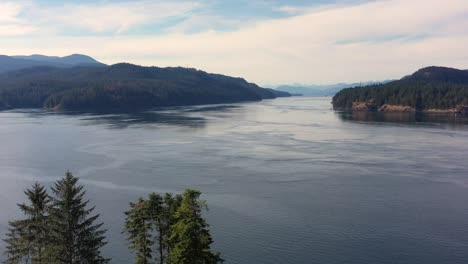 elevated tranquility: overlooking the inlet at campbell river