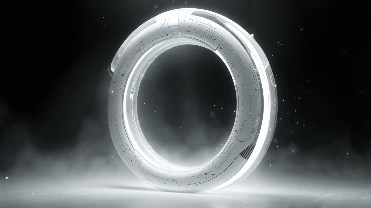 el portal del anillo futurista