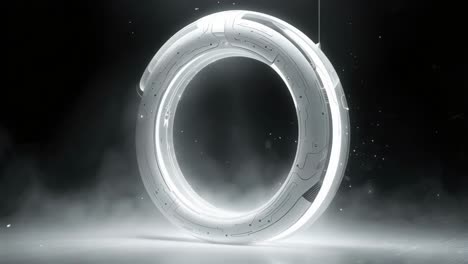 futuristic ring portal