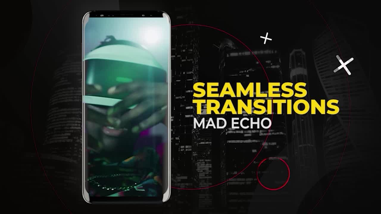 Transições de eco vertical Mad
