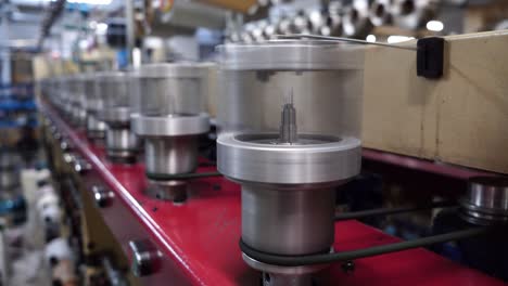 winding reel in factory 4k video
