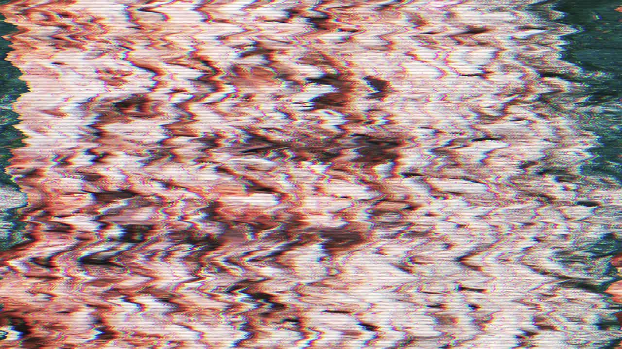 imitación de televisión mal dinámica abstracta en diferentes colores, fondo reluciente