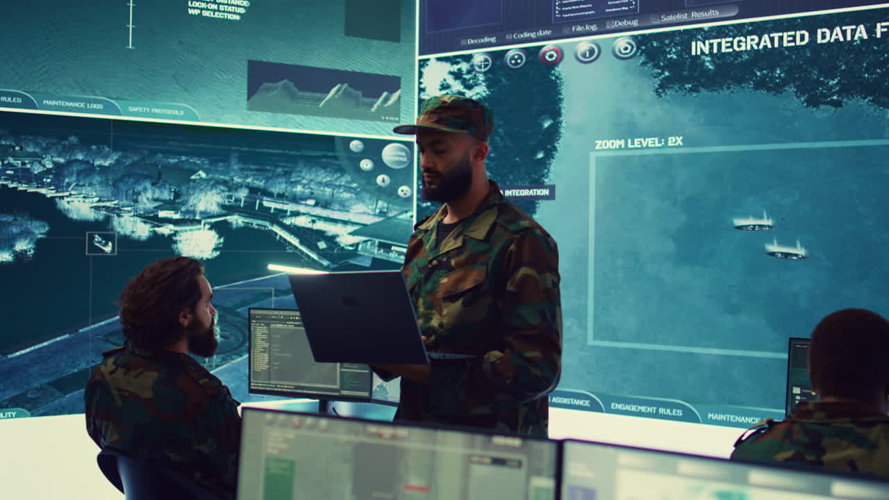 Army general managing air traffic control for military aircraft