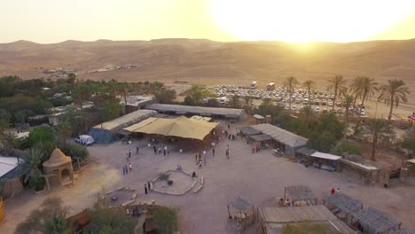 dance festival in a cool village in the middle of the desert