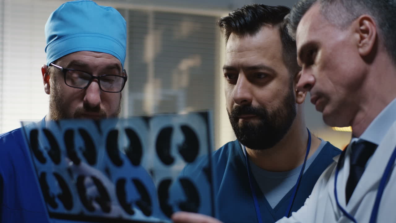 Medical Professionals Reviewing X-Rays