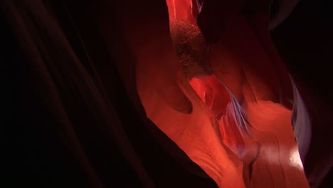 Mediumshot-Of-A-Lightshaft-Inside-Antelope-Canyon-Arizona