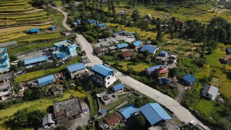 Wunderschöne-Reislandschaften-Von-Nepal