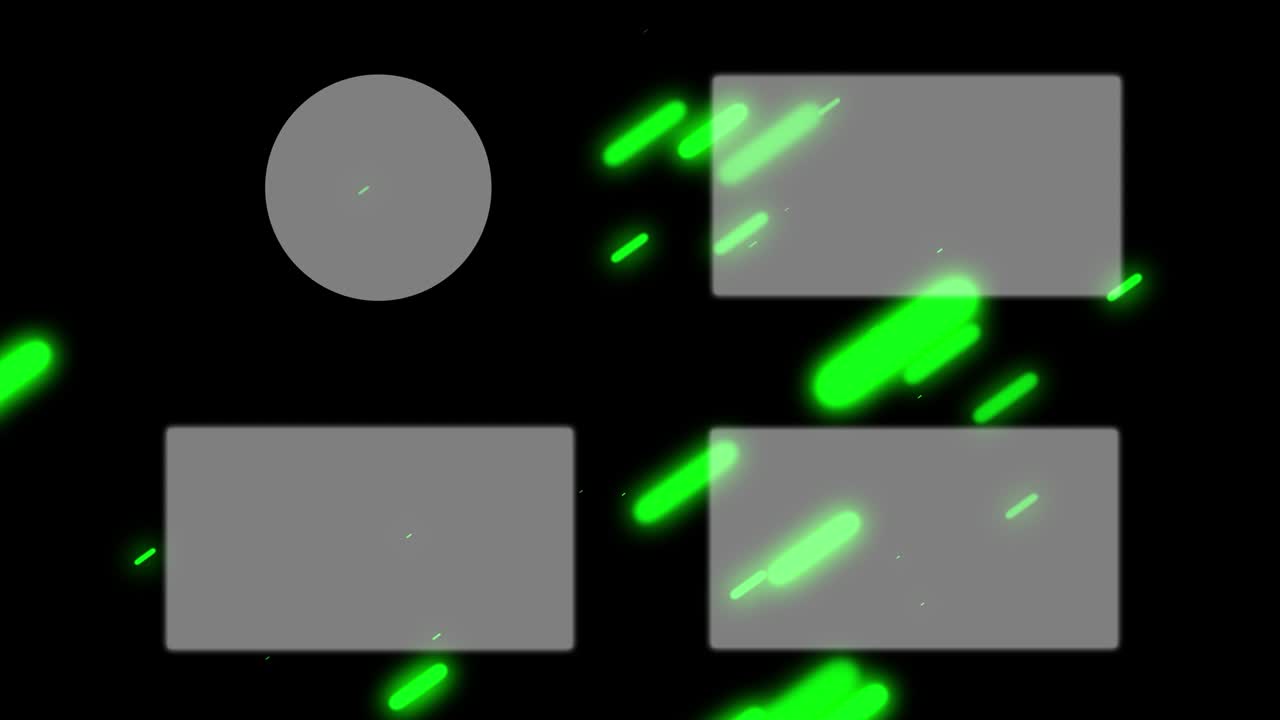 객체 조명 엔드 카드 엔딩 스크린 모션 그래픽