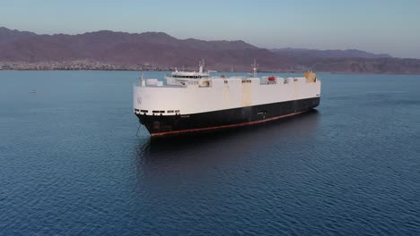 car carrier ship in the sea