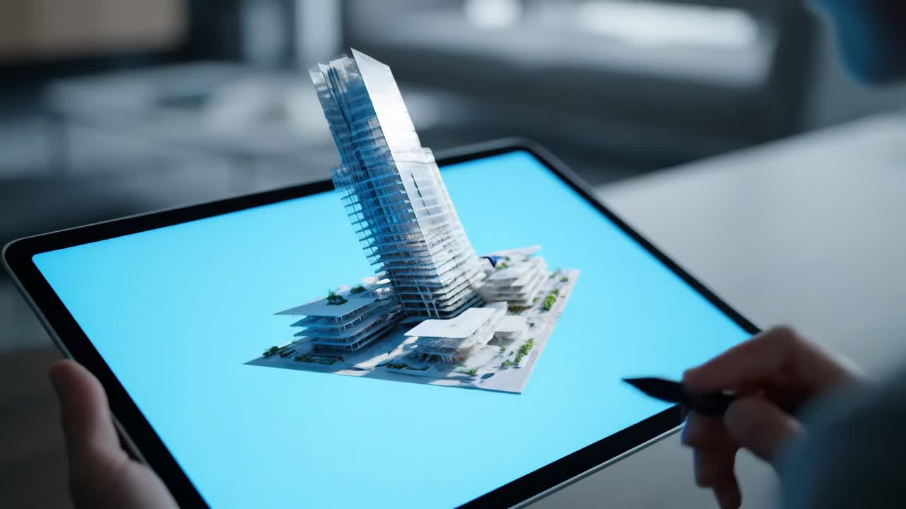 Augmented Reality Building Visualization on Tablet