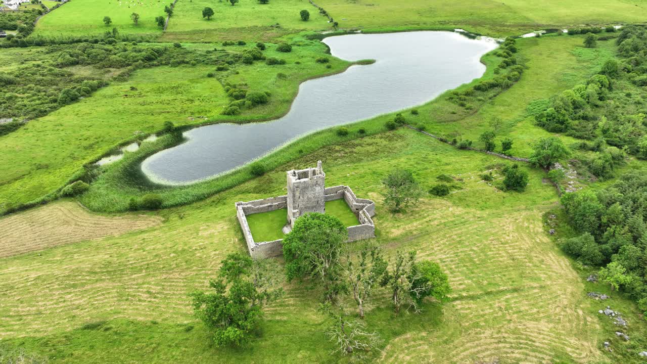Romantic setting and landscape Irish Castles Fiddaun Castle Galway Epic Locations and Landscapes in Ireland