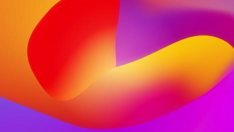 abstract fluid red yellow gradient glow wavy surface. 4k seamless loop animation