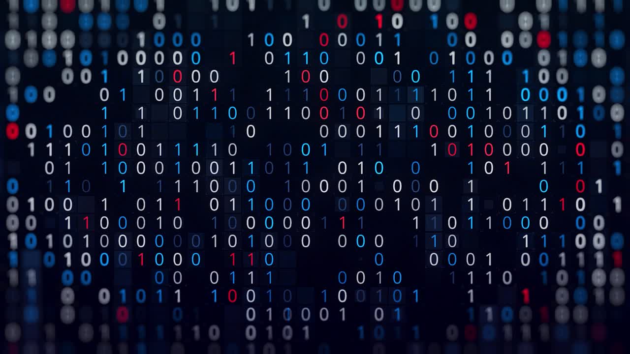 Fondo de código binario