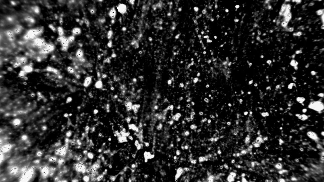 Abstraktes Schwarz-Weiß-Grunge-Textur-Overlay mit Partikeln