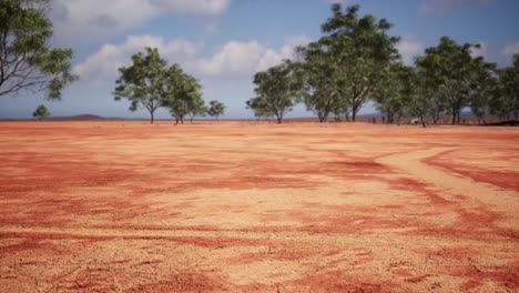 Rissiger-Sand-Im-Sommer-Mit-Der-Sonne