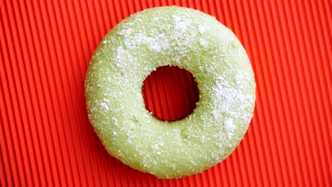 doughnut glazed close-up.