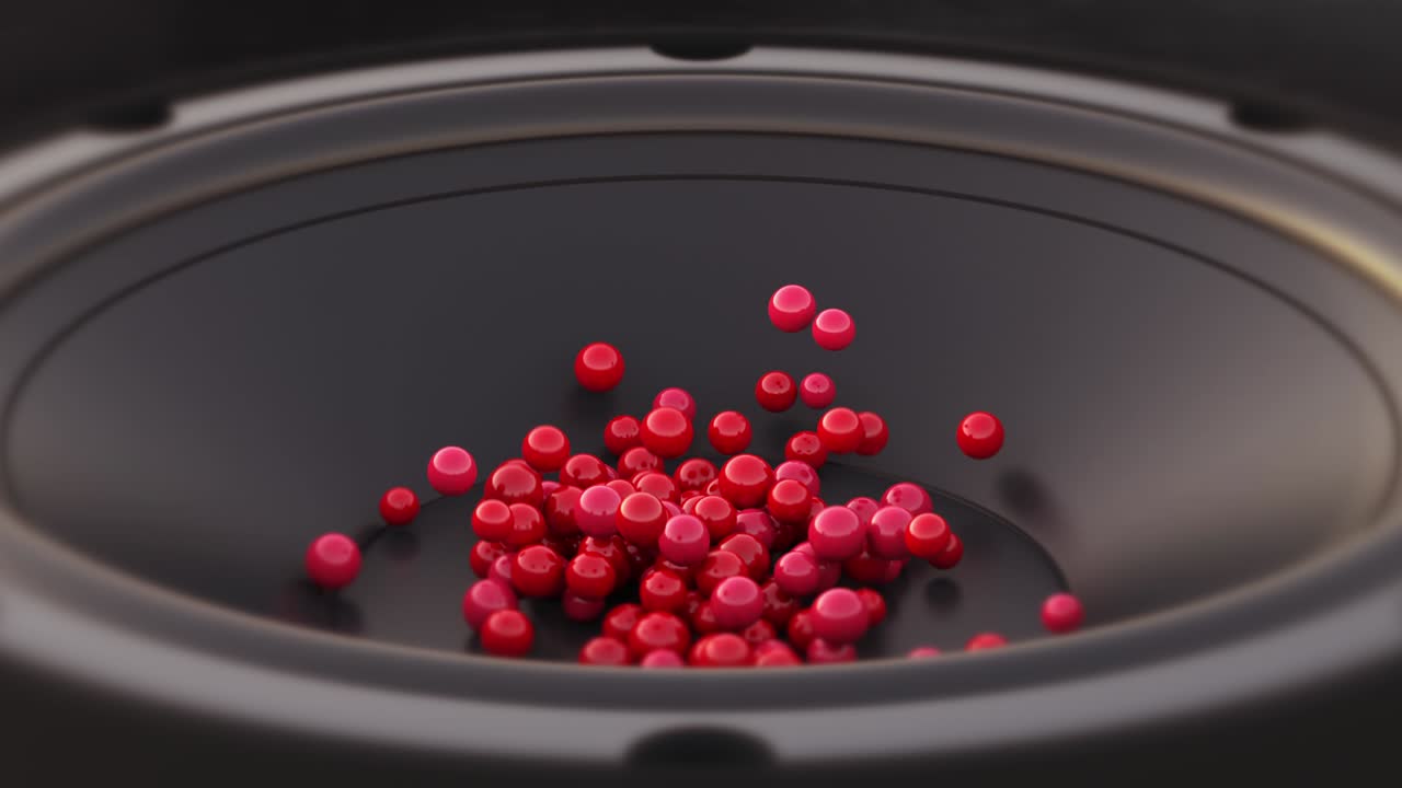 움직이는 서브우퍼에서 반이는 공을 점프