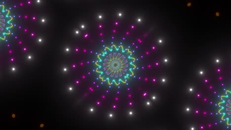 abstract glowing fractal patterns