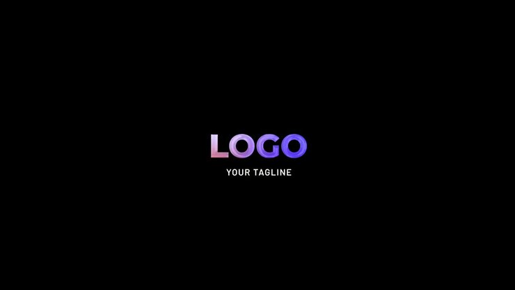 Logo-onthulling met dispergerende deeltjeseffecten