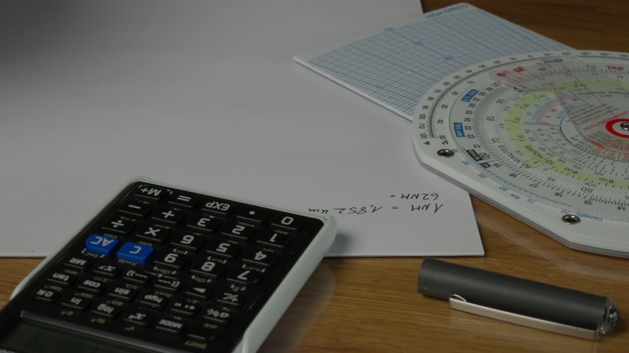 aviation calculation, computing nautical miles in kilometer