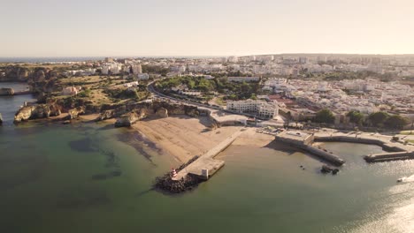 desembocadura del río bensafrim, lagos, algarve