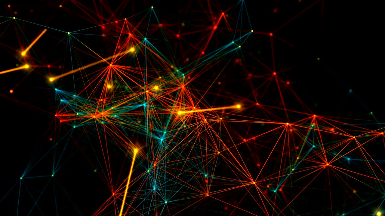 Abstract network connection background.