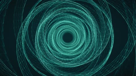 fondo abstracto del túnel hipnótico animado. animación de bucle sin costura digital. renderización en 3d. 4k, ultra hd