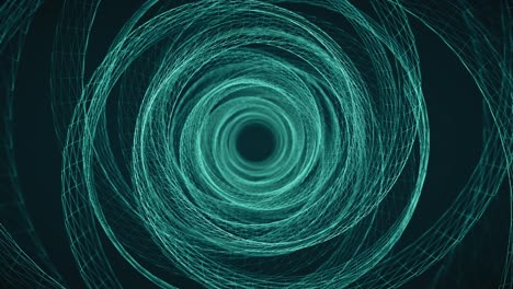 animated hypnotic tunnel abstract background. digital seamless loop animation. 3d rendering. 4k, ultra hd