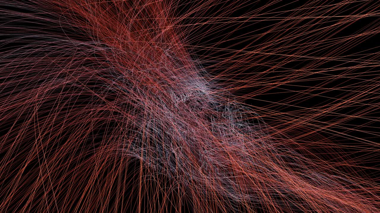 animación de líneas que crecen en el centro