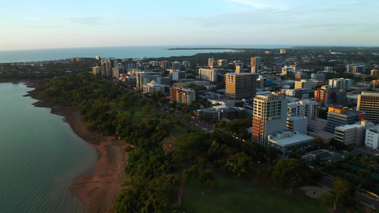 suburbio costero de la ciudad de darwin en el territorio del norte, australia
