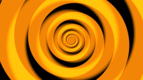 fondo de movimiento en espiral naranja. utilizado para eventos musicales o introducciones de video. bucle sin costuras, 4k