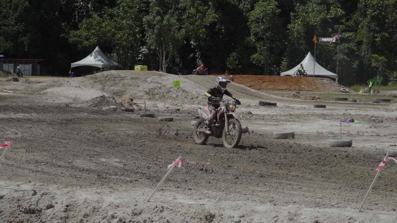 Serikin Bau Motocross,Dirt Bike Race,Kuching,Borneo.