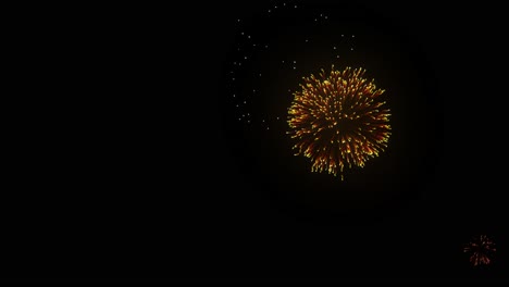 27 dark red color firework display composition loop background for birthday anniversary celebration