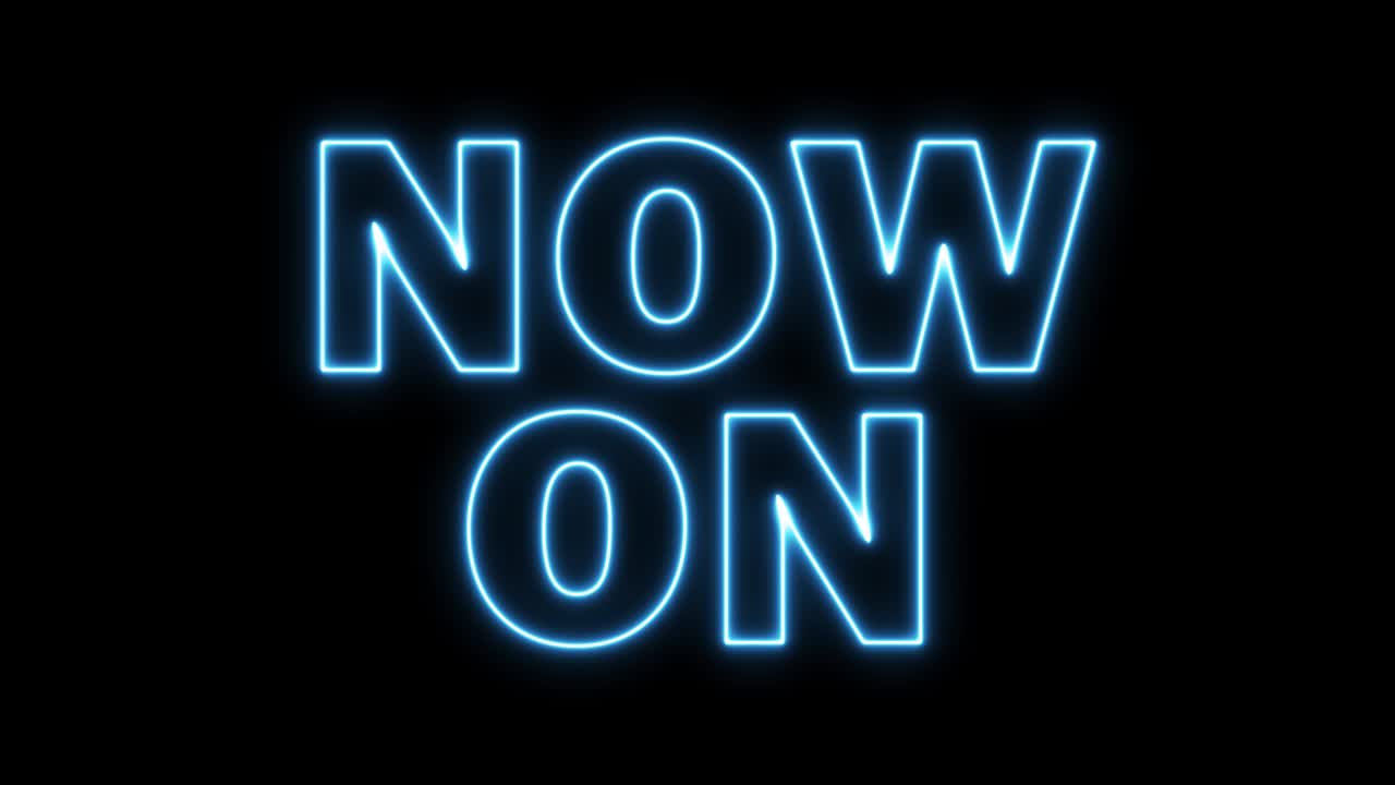 이제 네온 표지판에