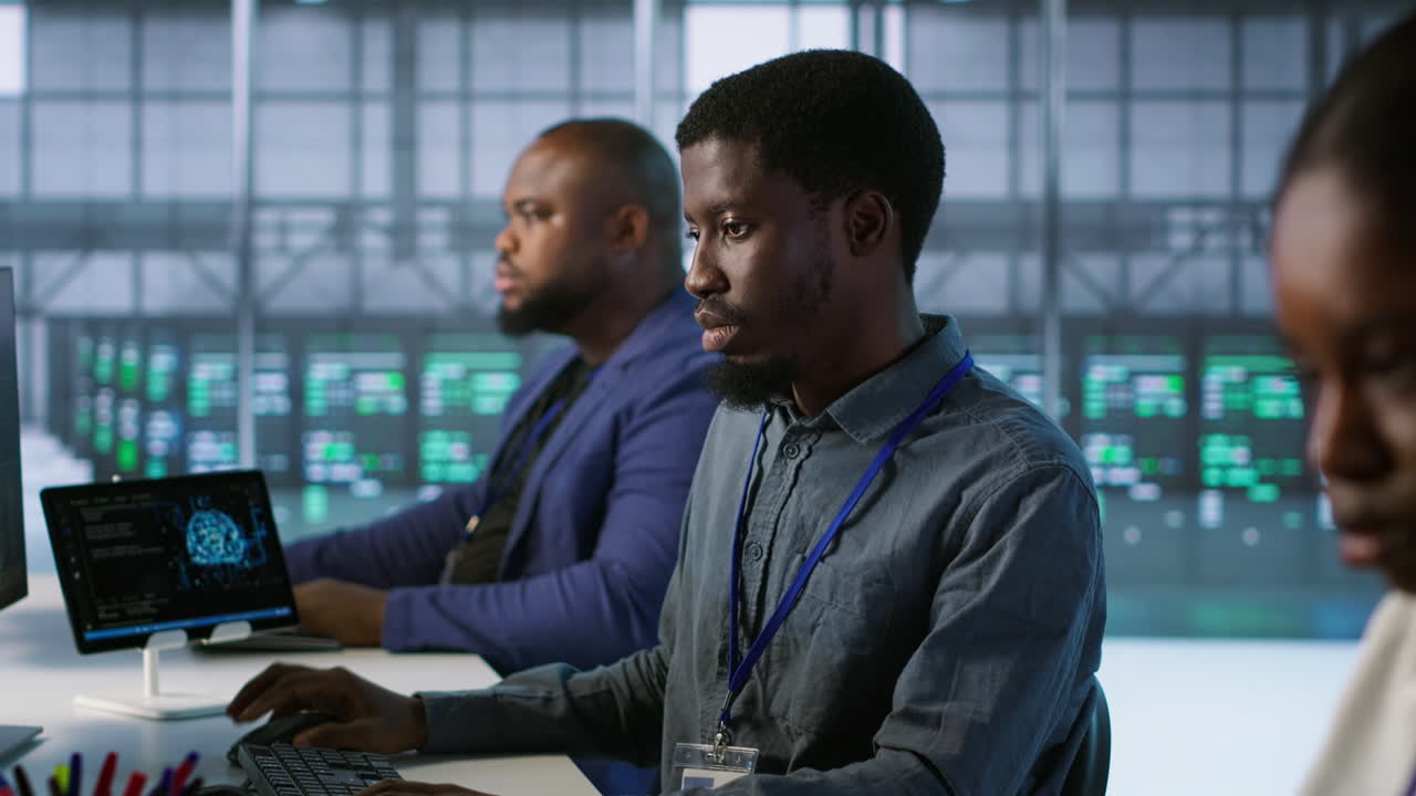 IT Professionals in a Data Center