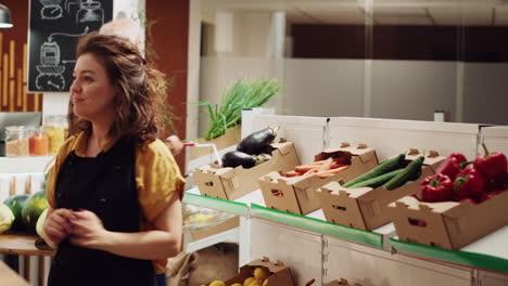 vendor does various tasks in supermarket