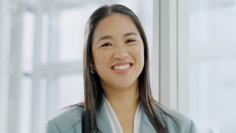 corporate, business woman and portrait in office