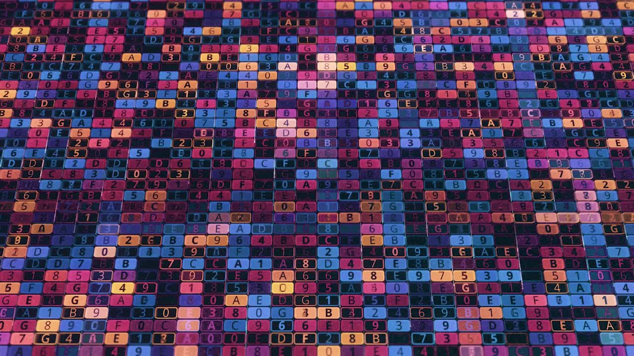 cuadrícula de datos abstractos