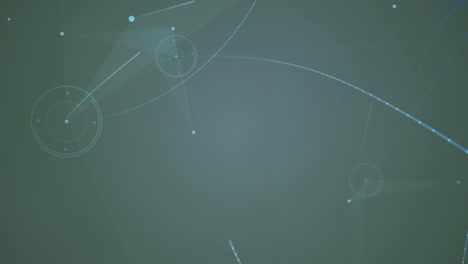 animación de redes de conexiones sobre un fondo negro
