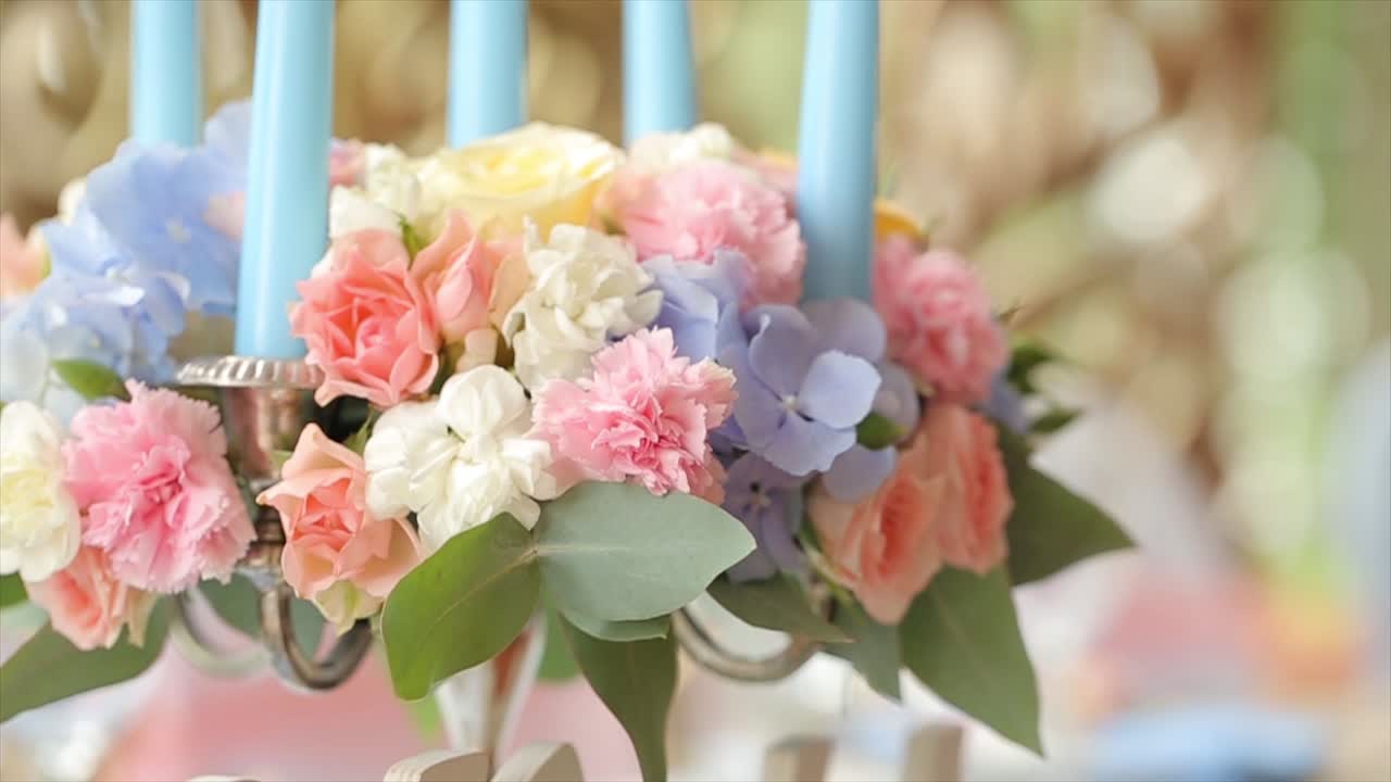 decoración de la mesa de bodas