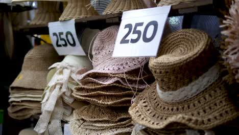 hats or headwear for sale open market thailand bangkok, ratchada