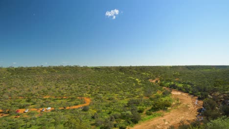 Landschaftsansicht-über-Kohleflöz-Erhaltungspark-Und-Touristischen-Aussichtspunkt,-Westaustralien