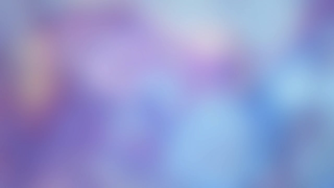 loopable soft blurred abstract background in blue and purple tones - smooth, dreamy slow motion gradient pattern