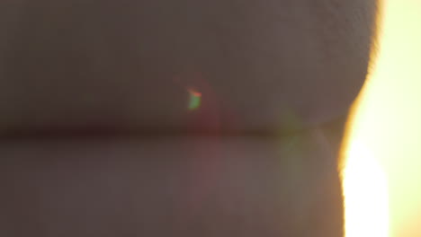 maquillaje de noche y aplicación de lápiz labial