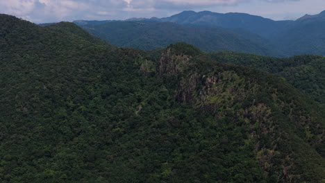 Aerial-view-of-Kalon-Song-Mao-Nature-Reserve,-Vietnam