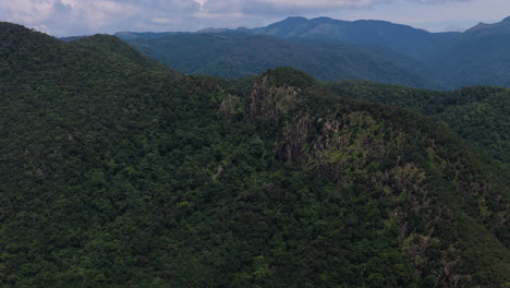 vista aérea de la reserva natural de kalon song mao, en vietnam